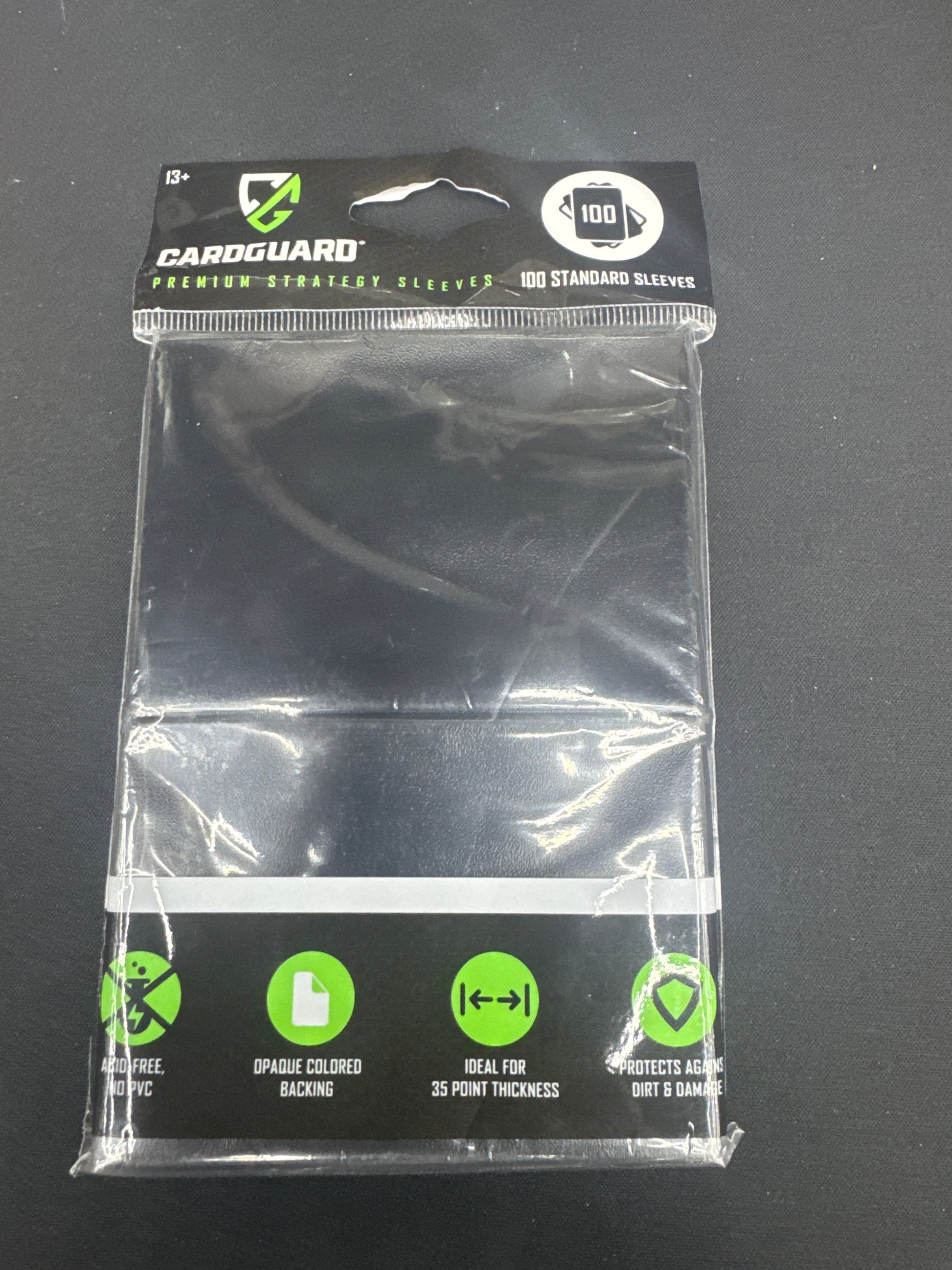 CardGuard Premium Strategy Sleeves ~ Black