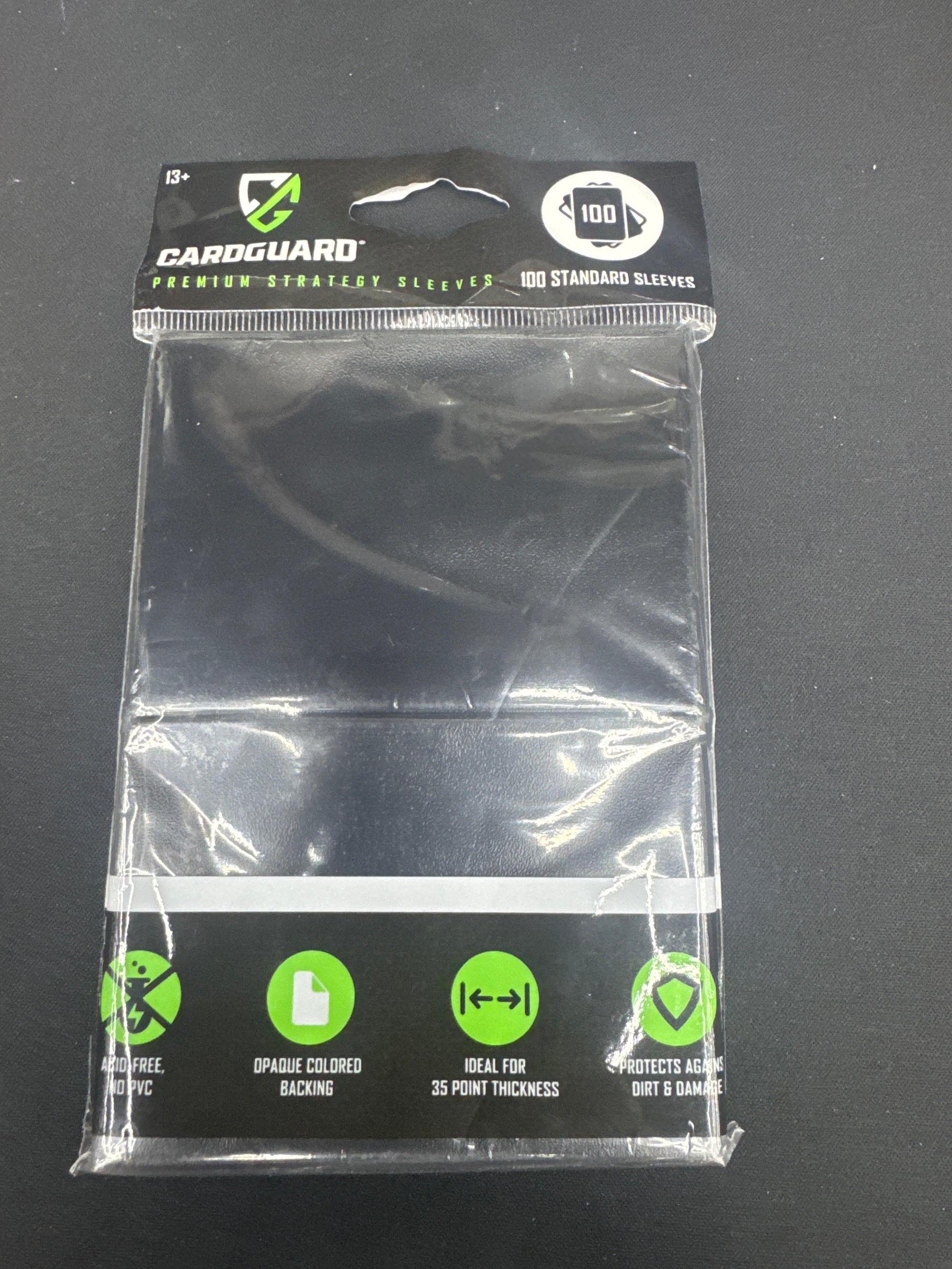 CardGuard Premium Strategy Sleeves ~ Black
