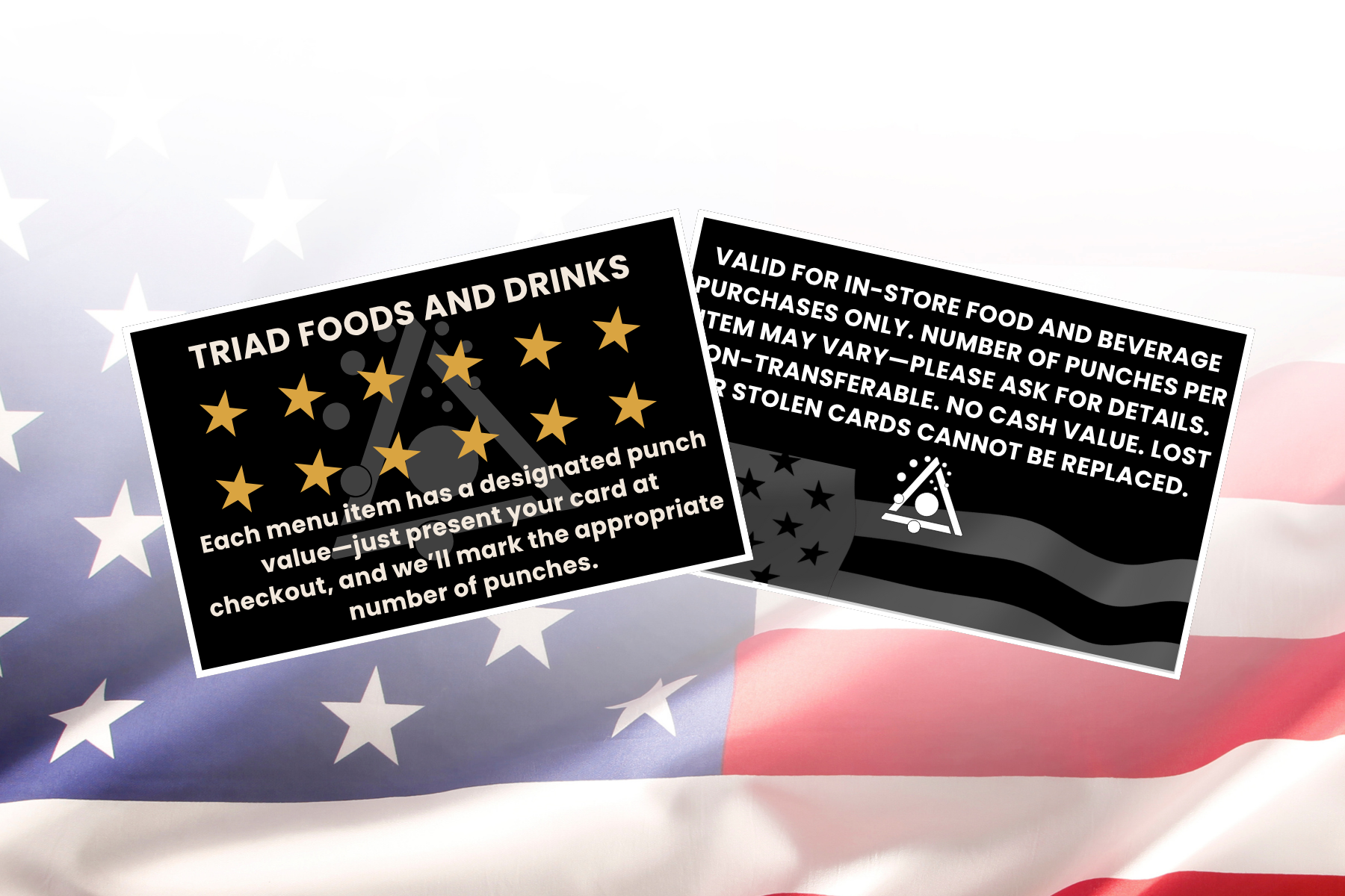 Triad Foods and Drinks Punch Card
