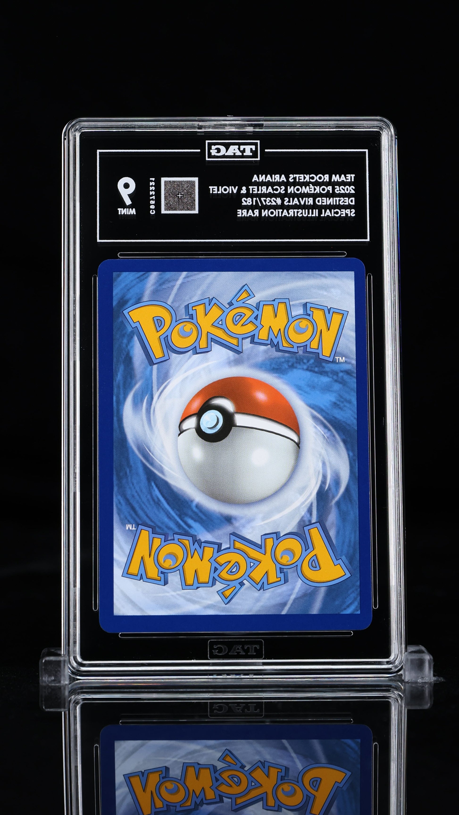 Team Rocket's Ariana Special Illustration Rare 2025 Pokémon Scarlet & Violet TAG 9 MINT