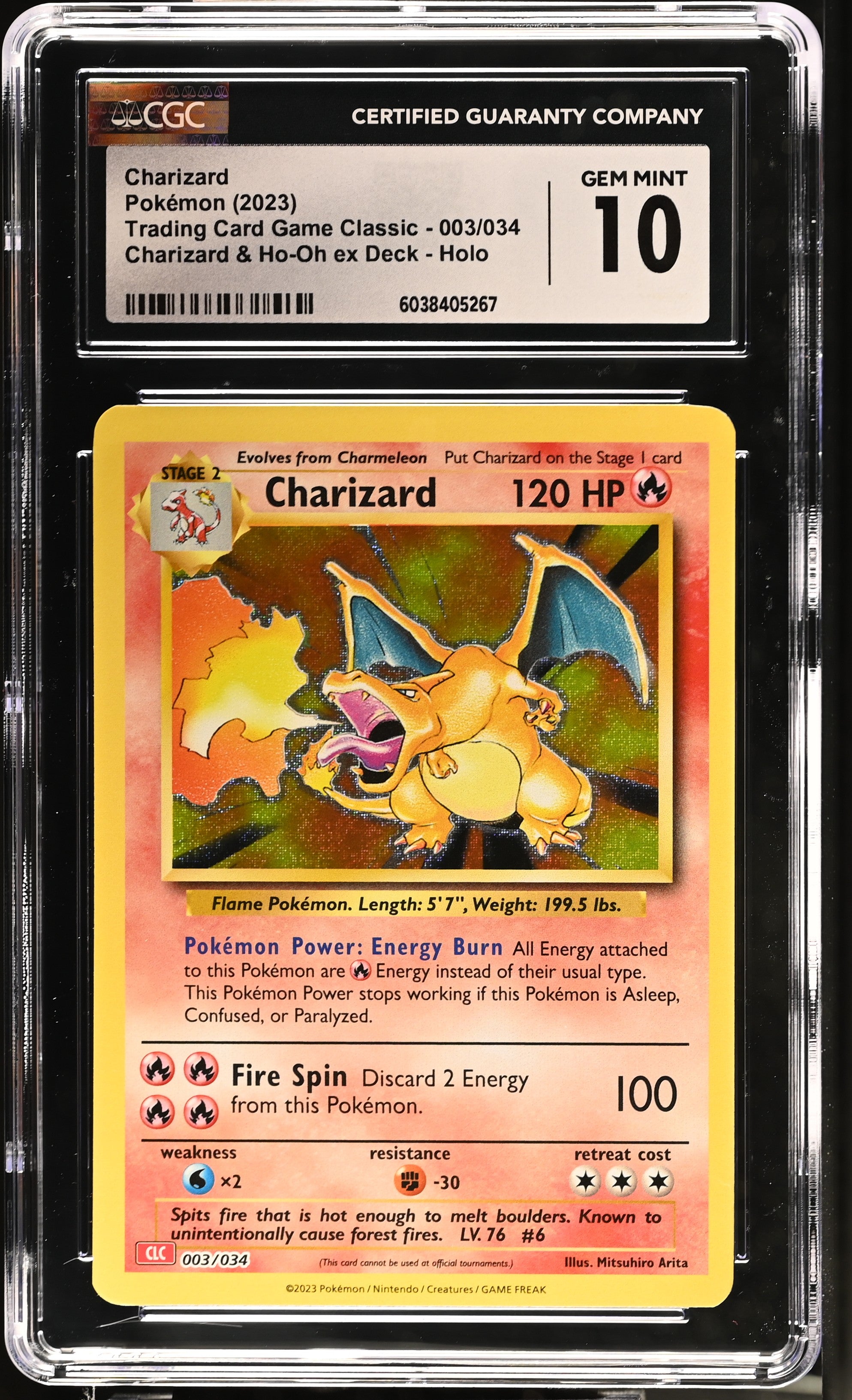 Charizard Charizard & Ho-Oh Ex Deck Charizard & Ho-Oh Ex CGC 10