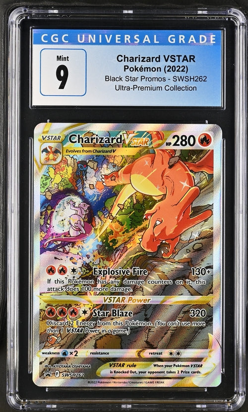 Charizard VStar SWSH262 Holo 2022 Black Star Promos CGC 9