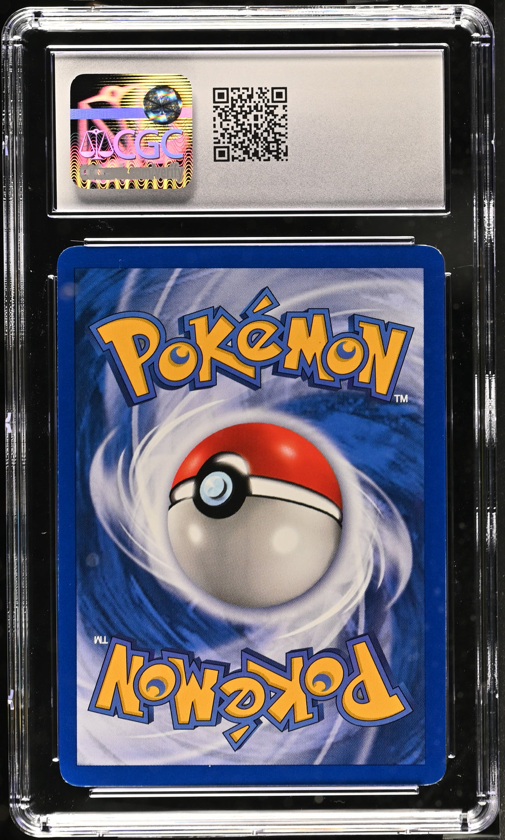 Poliwrath Holo Holo Expedition 24/165 NM CGC 8.5 (Back)