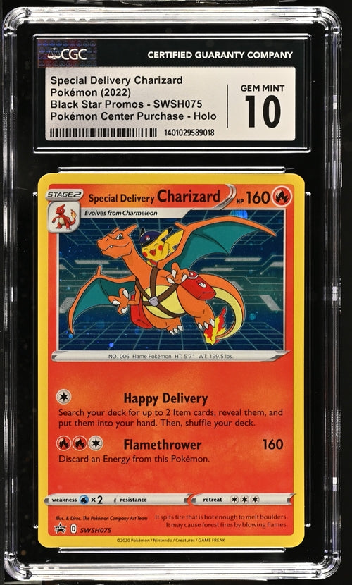 Special Delivery Charizard Black Star Promo's 2022 Pokemon CGC 10
