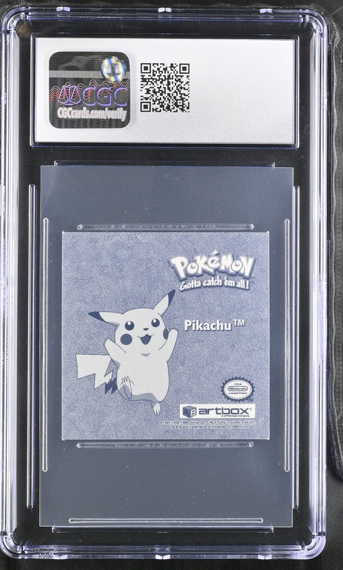 Pikachu Artbox - #Pr32 Prism (1999) Pokemon Sticker Series 1 CGC 9.5