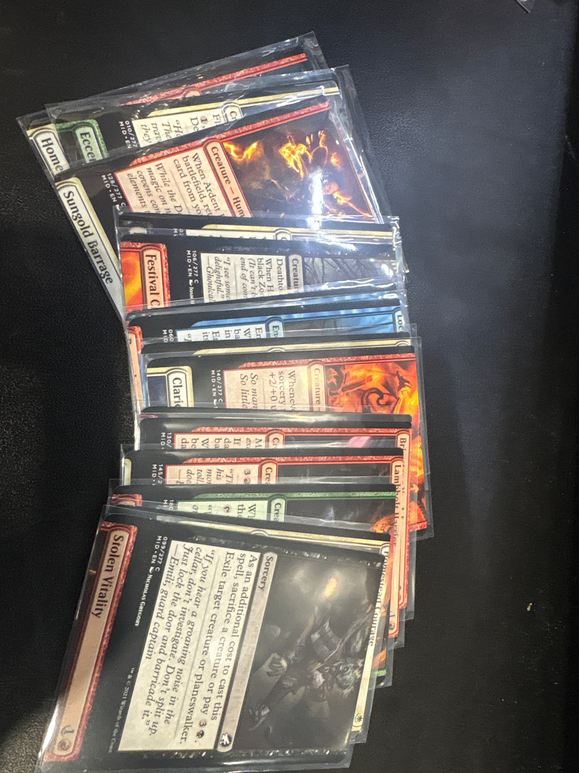Mtg card Mis-cut