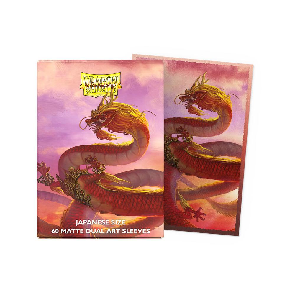 Dragon Shield Limited Edition Art Japanese Brushed Sleeves - Year Of The Wood Dragon 2024 (60-Pack)