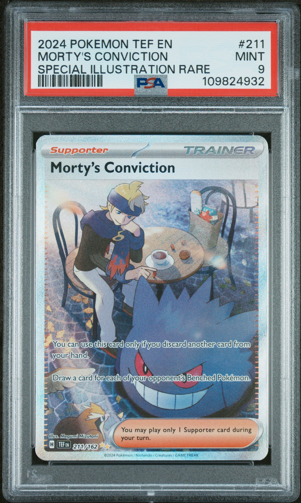 Morty'S Conviction Special Illustration Rare Pokemon Tef En-Temporal Forces 211 