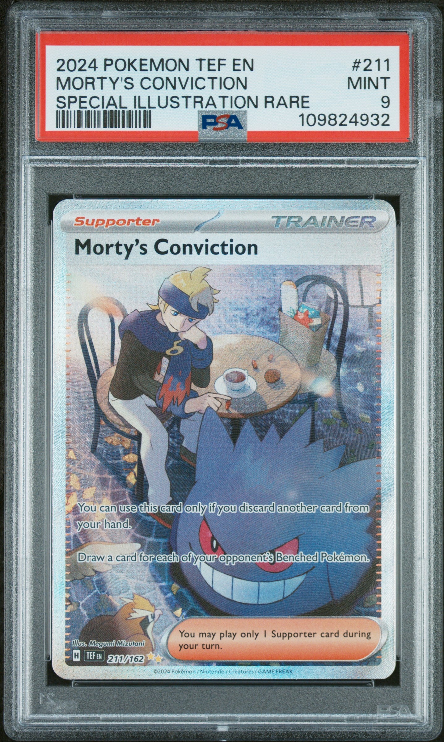 Morty'S Conviction Special Illustration Rare Pokemon Tef En-Temporal Forces 211