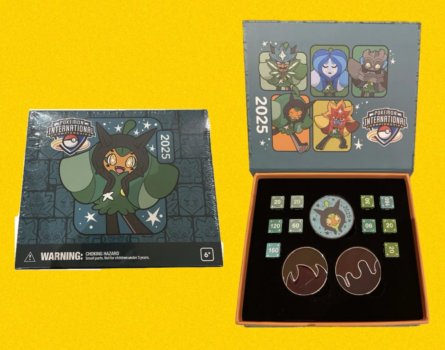 Pokémon Center EUIC Coin Markers And Damage Counter Dice