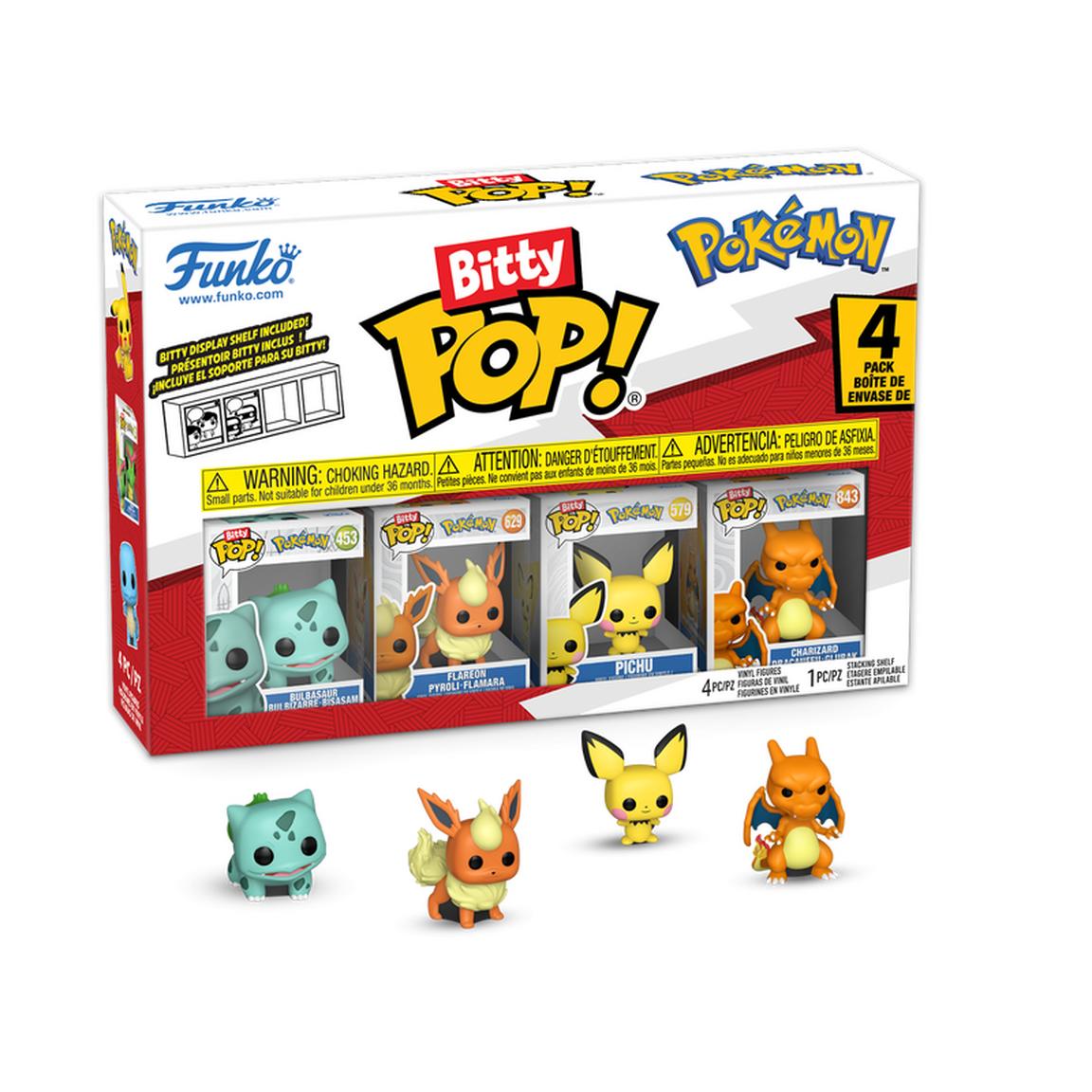 Funko Bitty POP! Pokemon Vinyl Figure Set 4-Pack