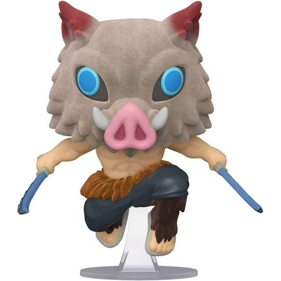 Funko Pop Animation: Demon Slayer - Inosuke Hashibira Exclusive Flocked Special Edition