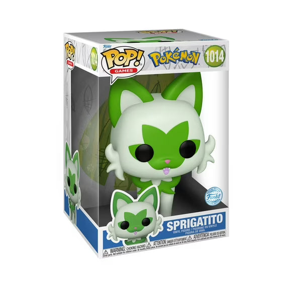 Funko Pop! Jumbo: Pokemon - Sprigatito - Collectible Vinyl Figure