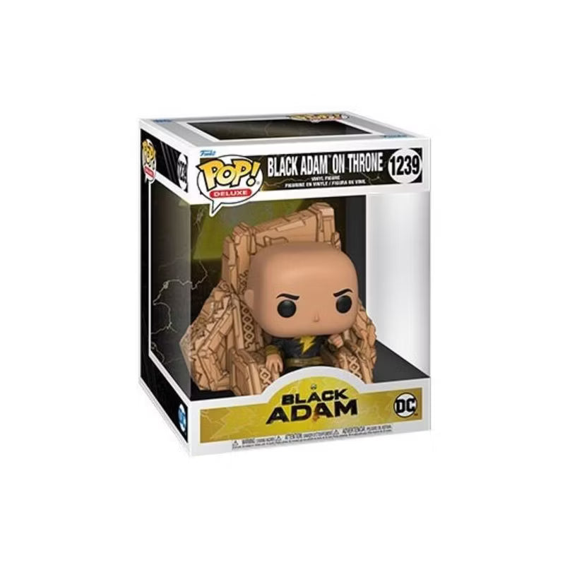 Funko - FUNKO POP! DELUXE: Black Adam - Black Adam on Throne