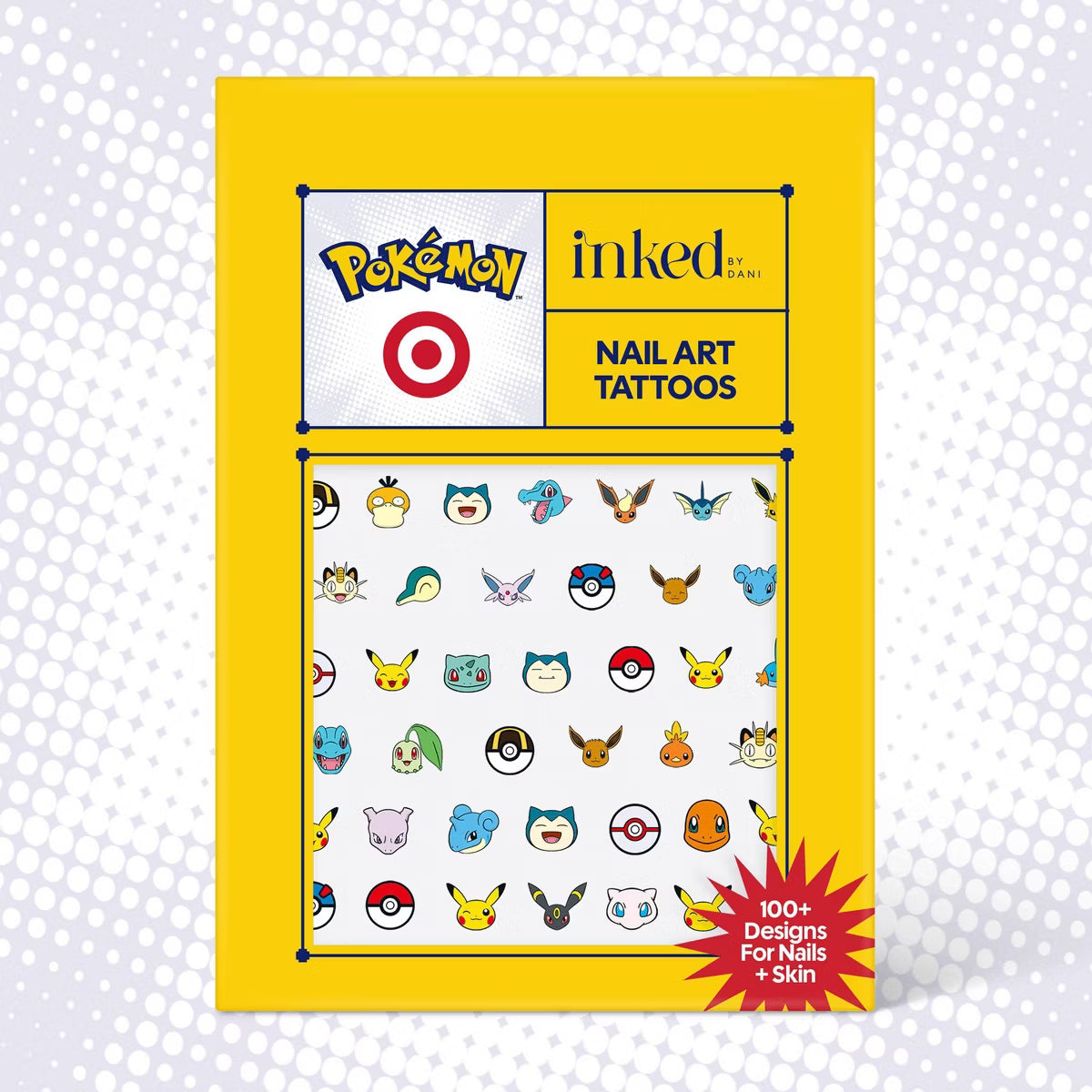 INKED by Dani Nail Art Tattoos - Pokémon