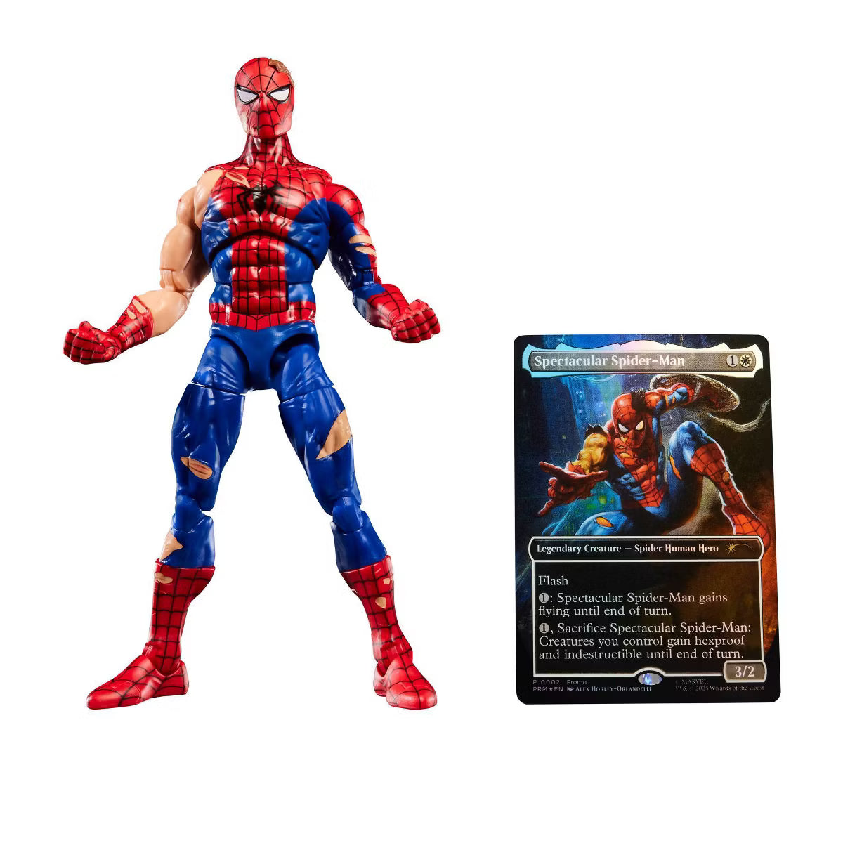 Marvel Legends Series Magic: The Gathering Battle-Damaged Spider-Man