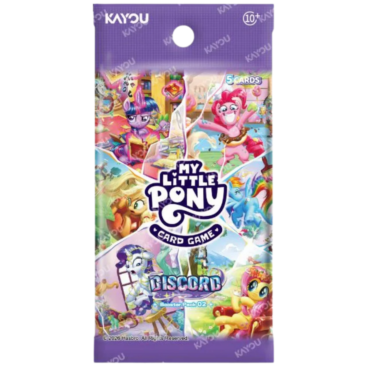 Moonlight Collectibles My Little Pony TCG Series 2 Discord!!! Single Booster Pack 5 Cards