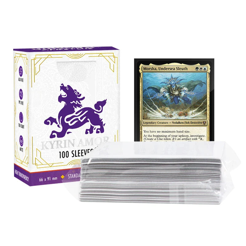 Kyrin Amor 100 Sleeves - Rough - Matte