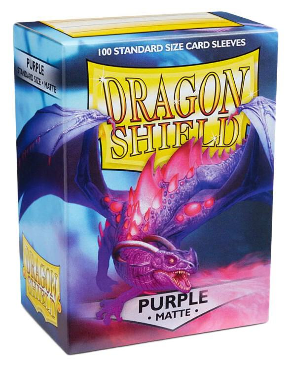 Dragon Shield Matte Sleeves - Purple (100-Pack) - Dragon Shield Card Sleeves