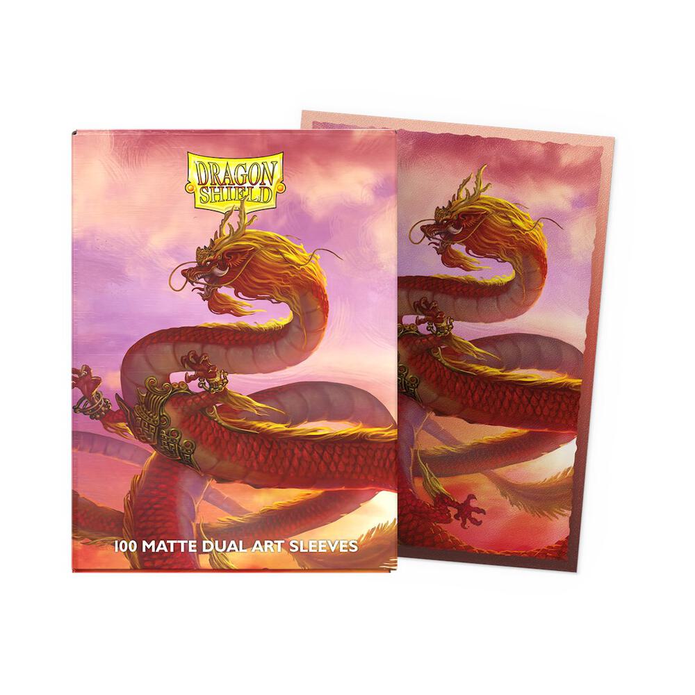 Dragon Shield Limited Edition Art Brushed Sleeves - Year Of The Wood Dragon 2024 (100-Pack) - Dragon Shield Card Sleeves