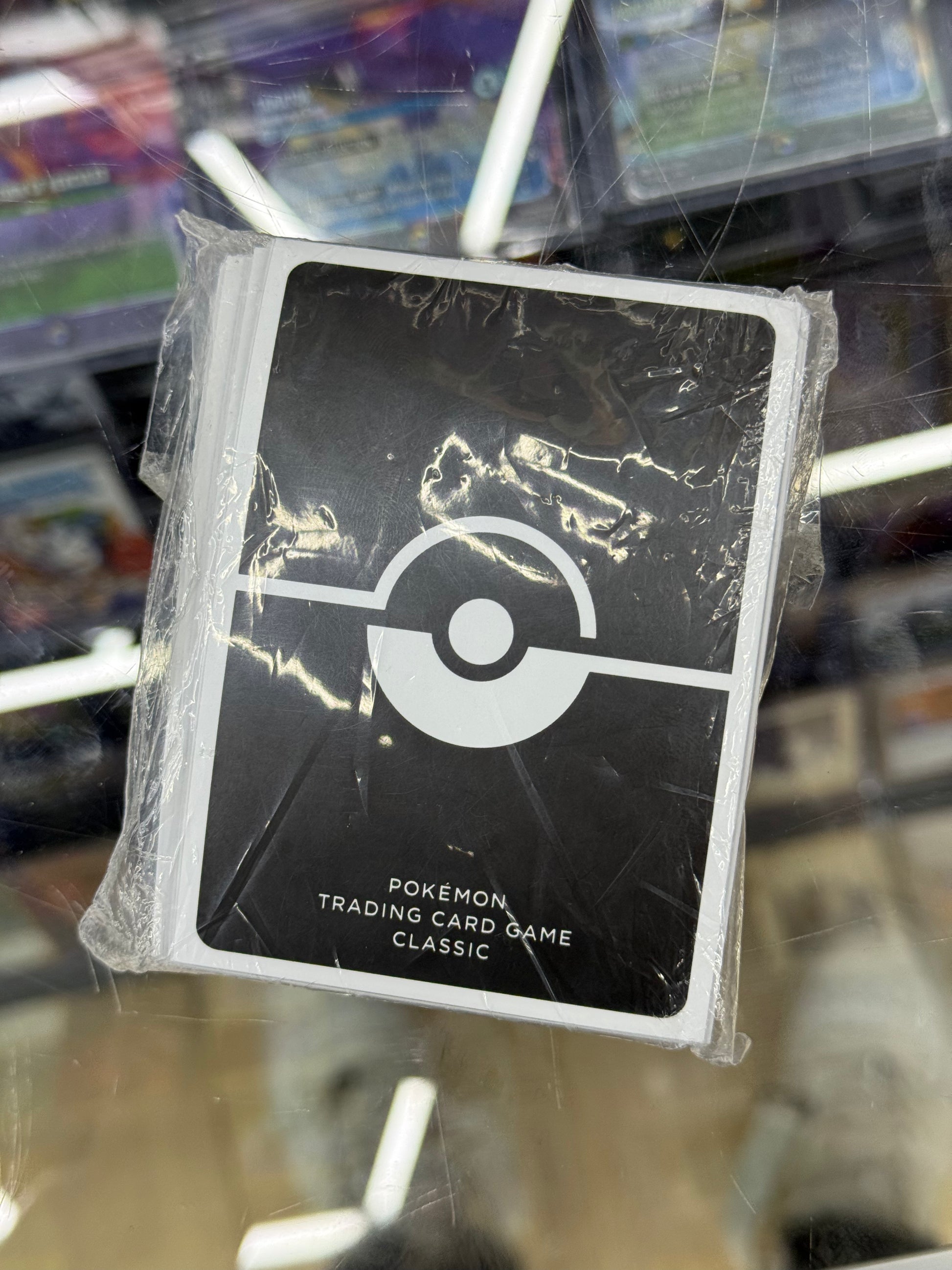 Pokemon TCG: TCG Classic Collection Card Sleeves - Black (65-Pack) - Pokemon International Card Sleeves