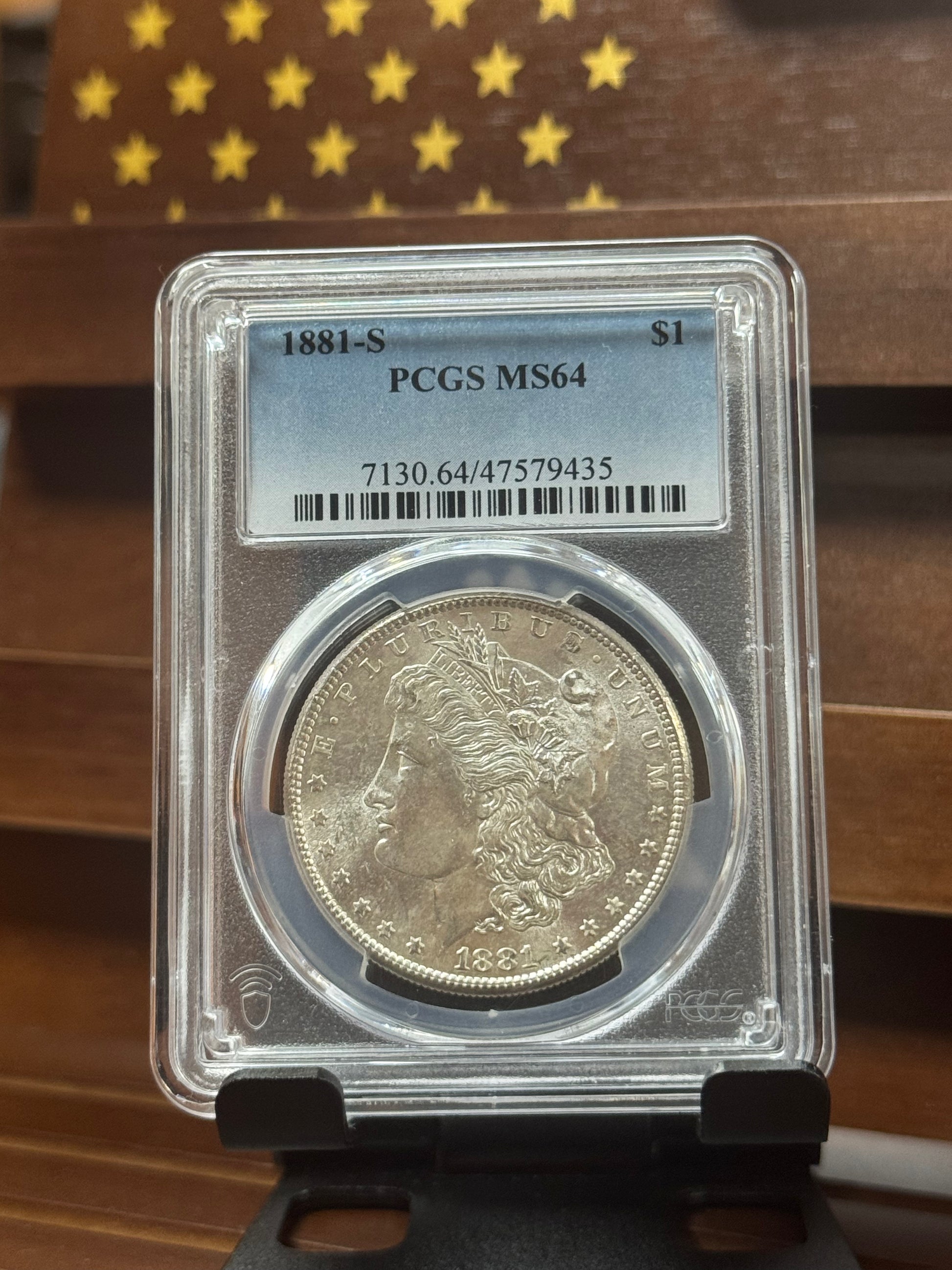 1881‑S Morgan Silver Dollar – PCGS