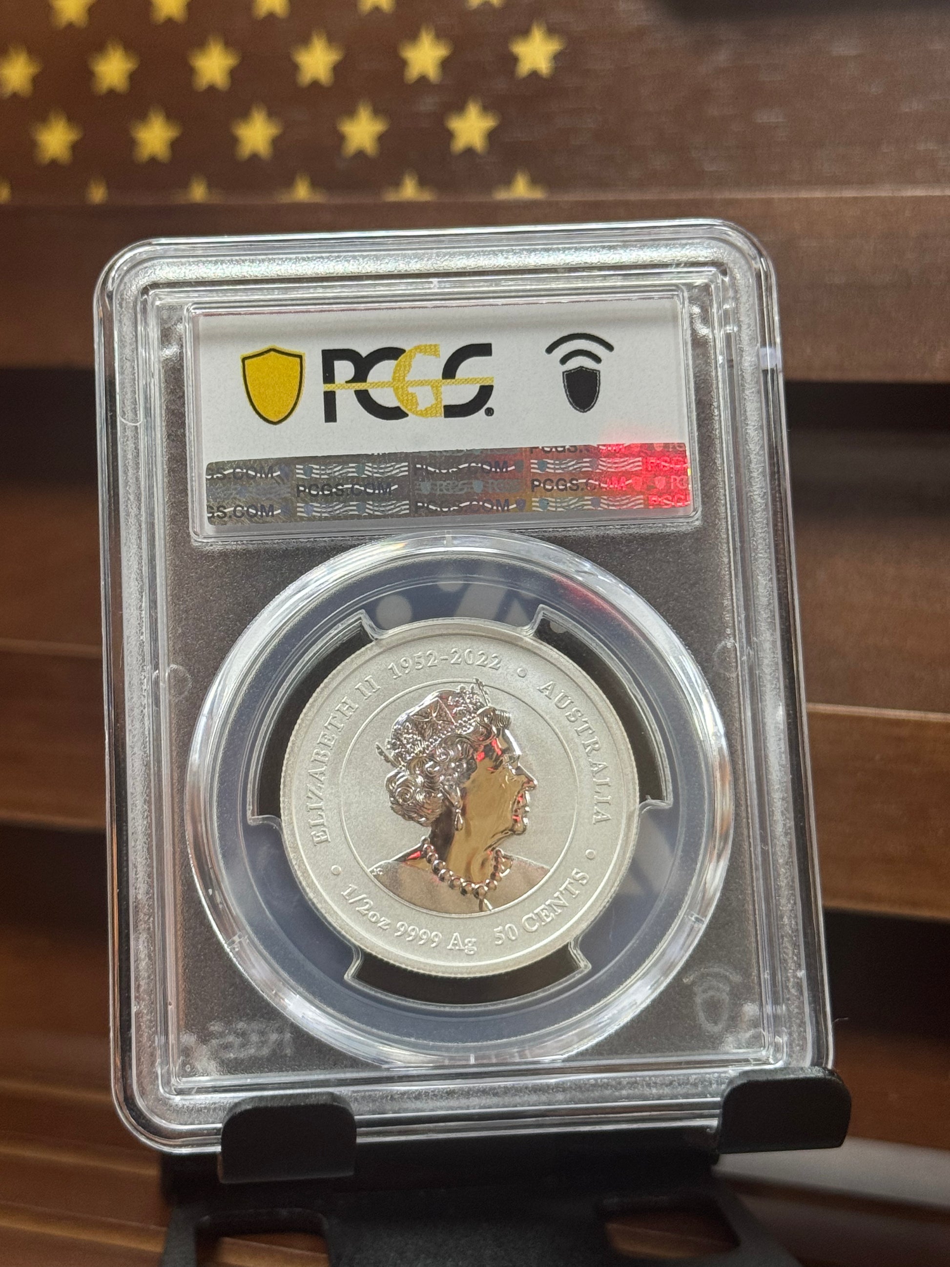 2024-P Australia 1/2 oz Year of the Dragon – Lavender Colorized – PCGS MS70 coin