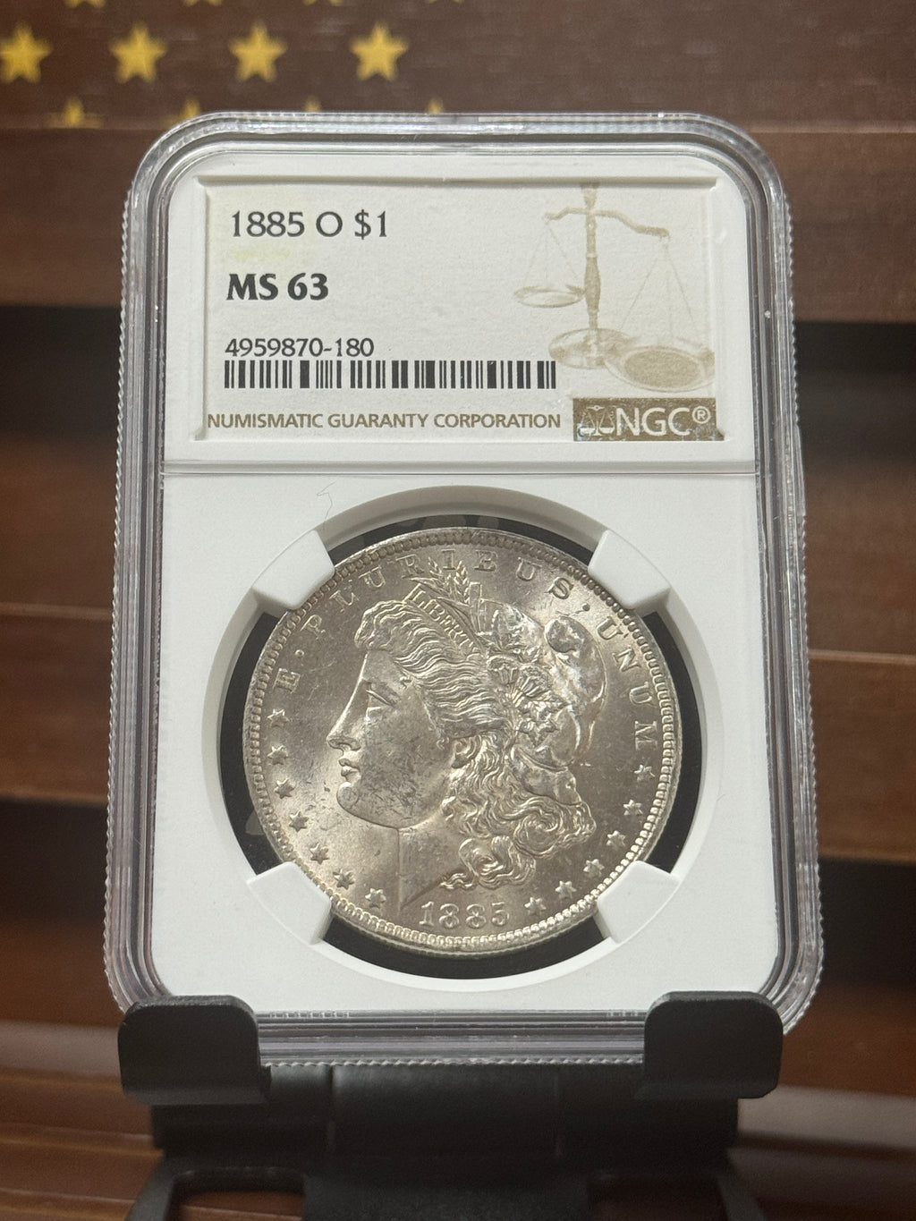 1885‑O Morgan Silver Dollar - NGC MS63