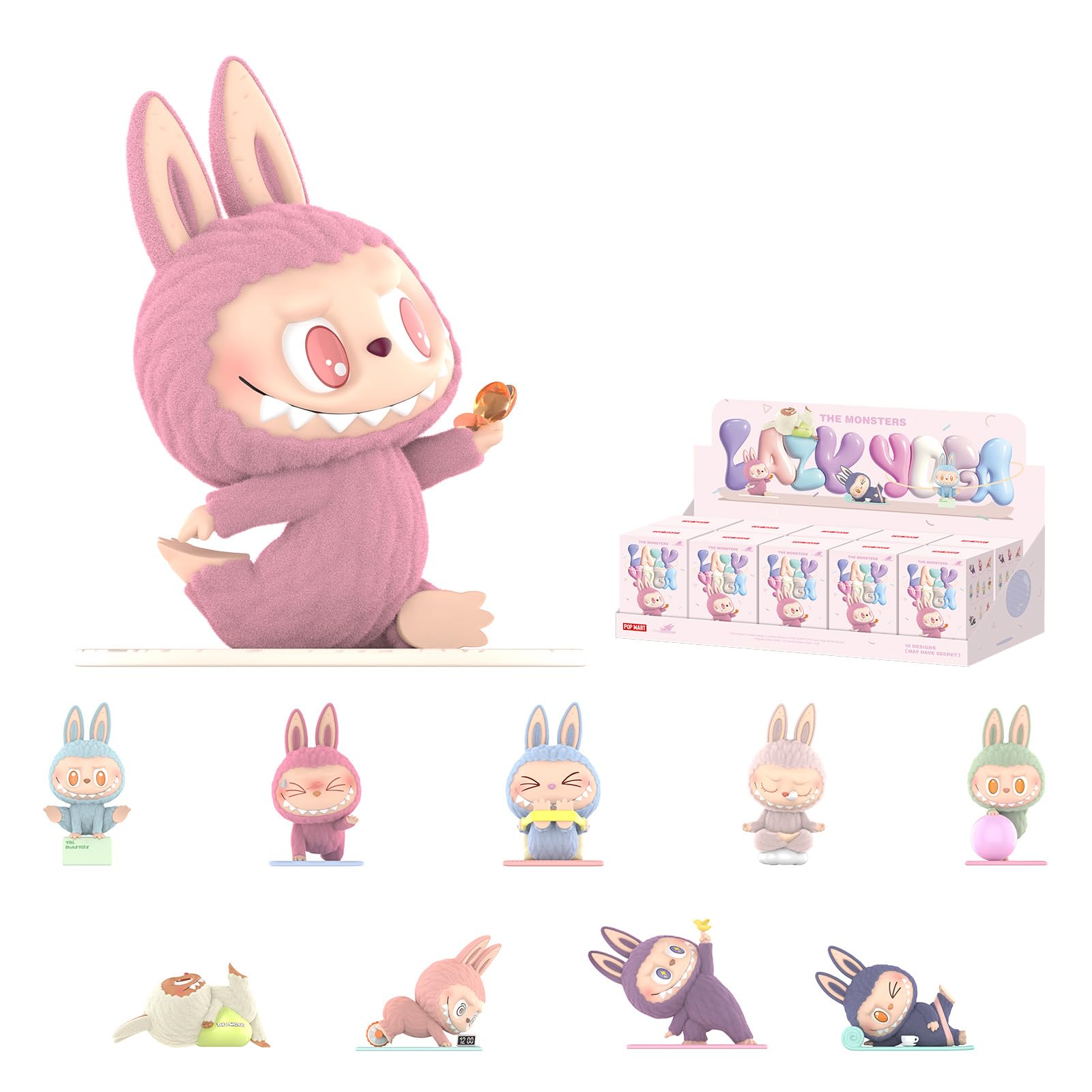 Lazy Yoga Labubu – Pop Mart Blind Box
