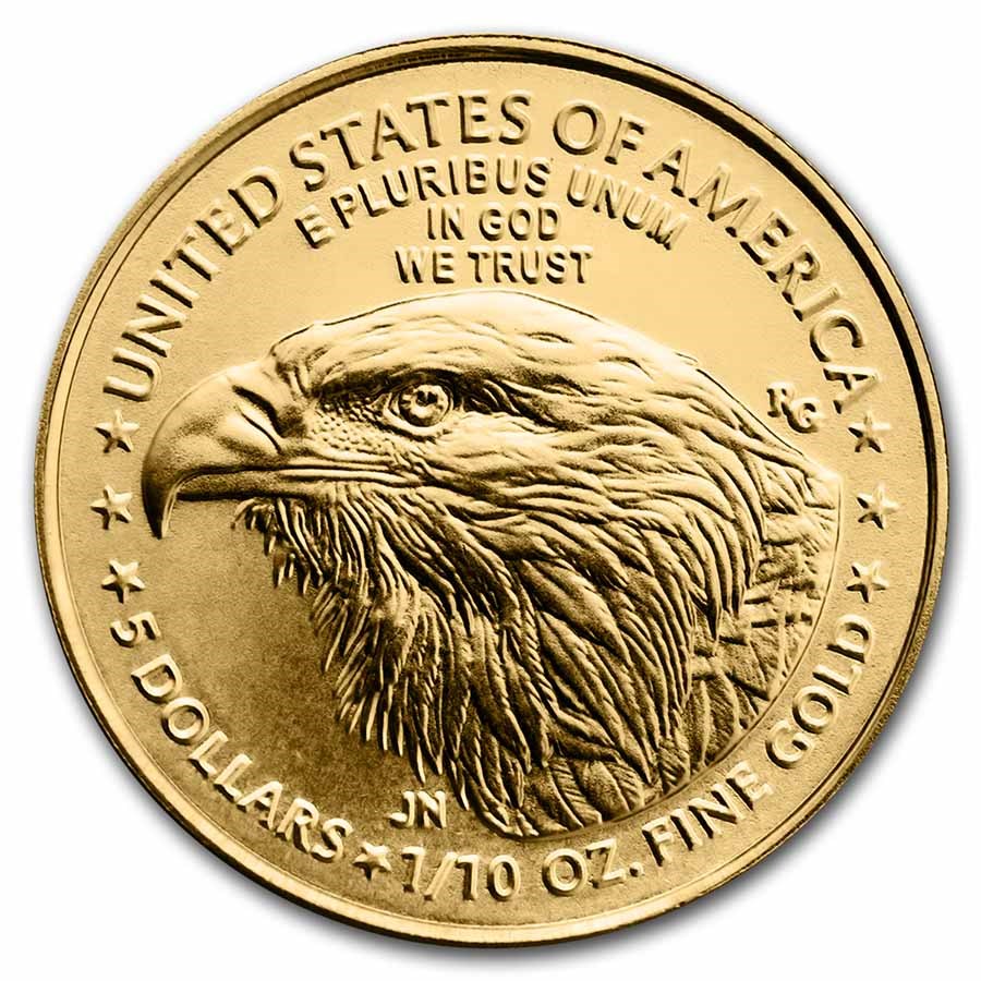 1/10 oz American Gold Eagle Coin - Random Year