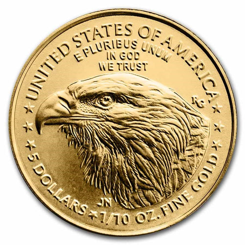 1/10 oz American Gold Eagle Coin - Random Year
