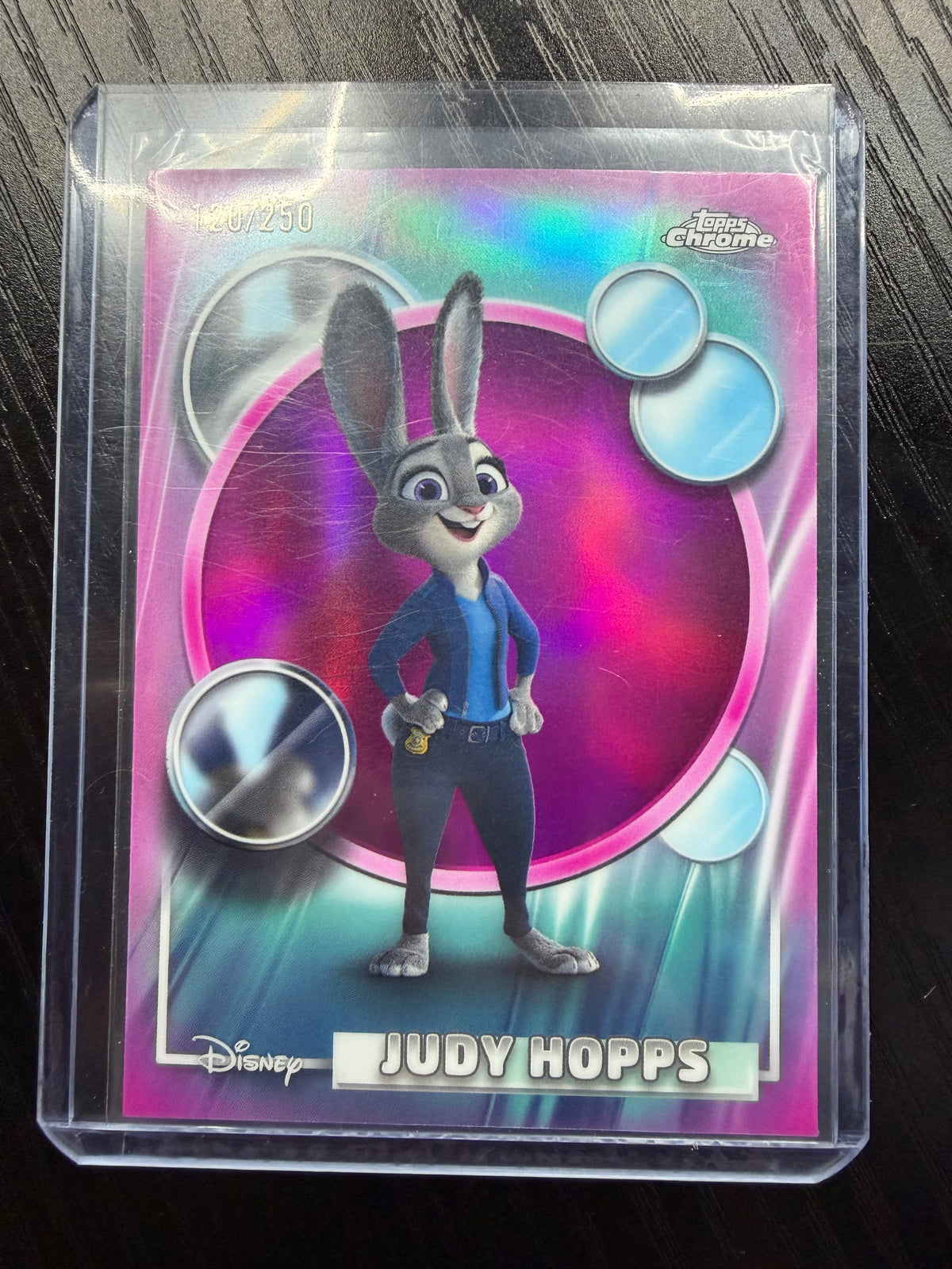 Judy Hopps 66 Parallel Numbered /299 2026 Topps Chrome Disney