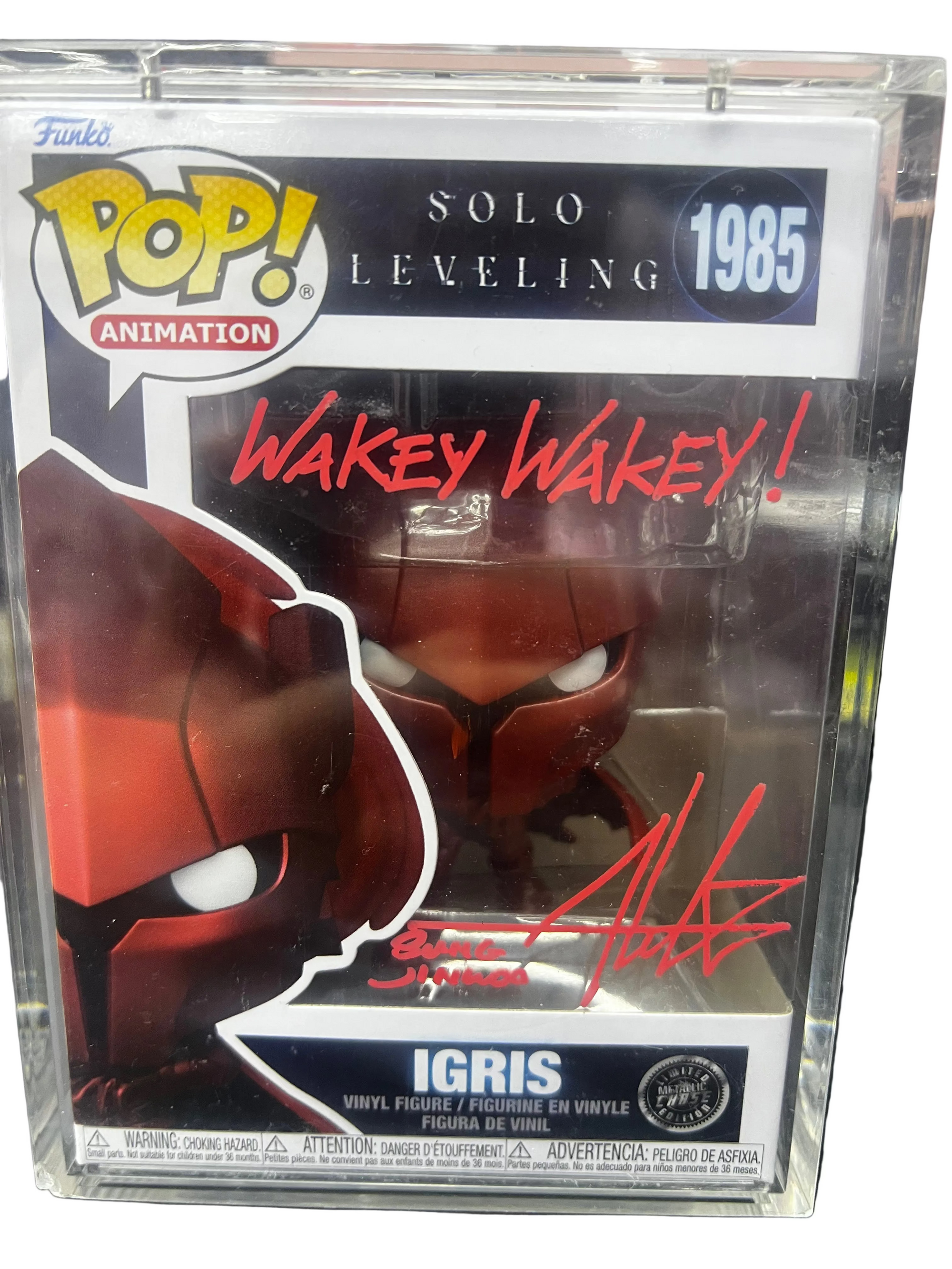 Funko Solo Leveling Igris Pop! Vinyl Figure #1985 (Signed)