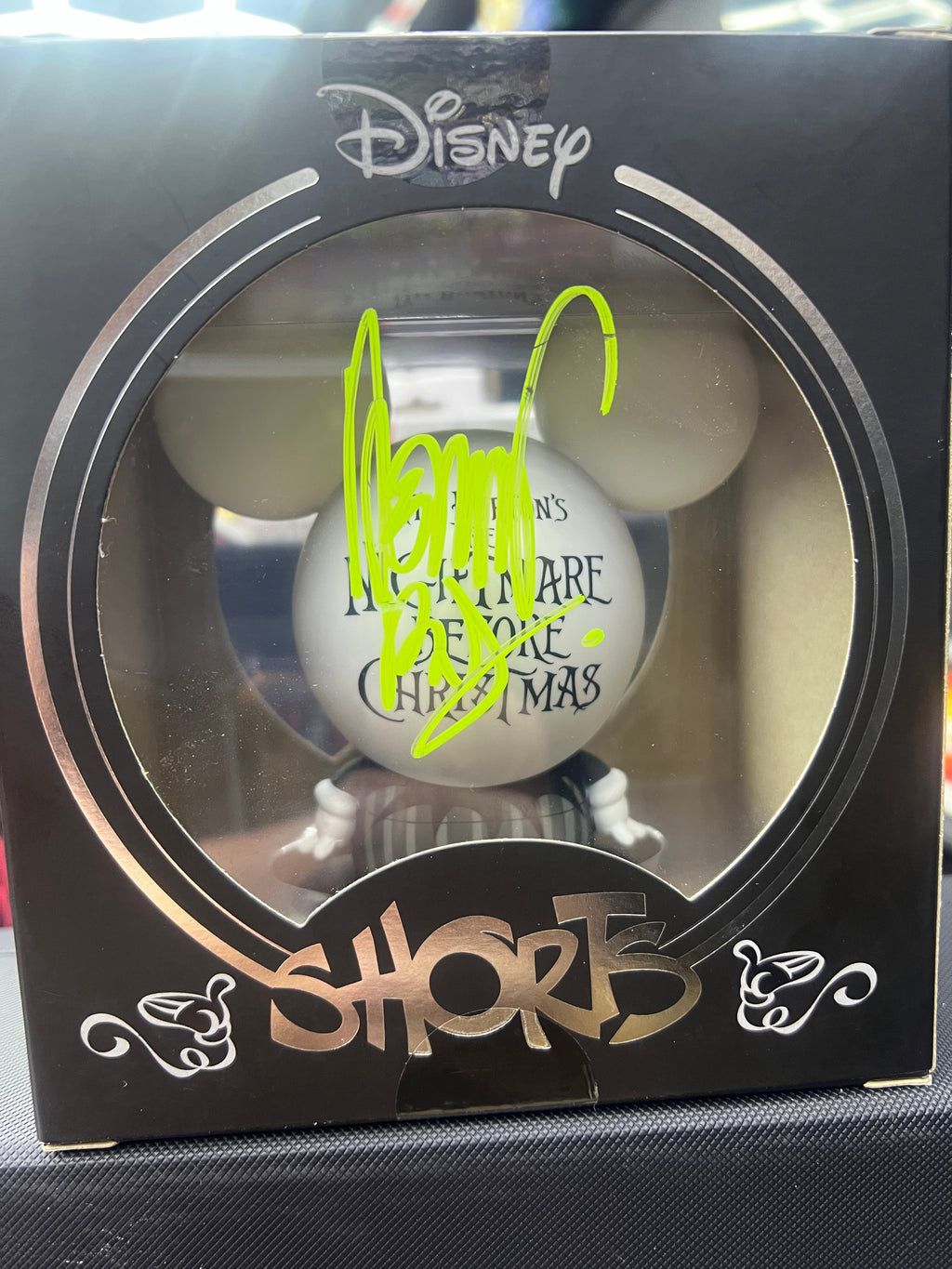 Disney Shorts Vinyl Jack Skellington Nightmare B fore Christmas Signed