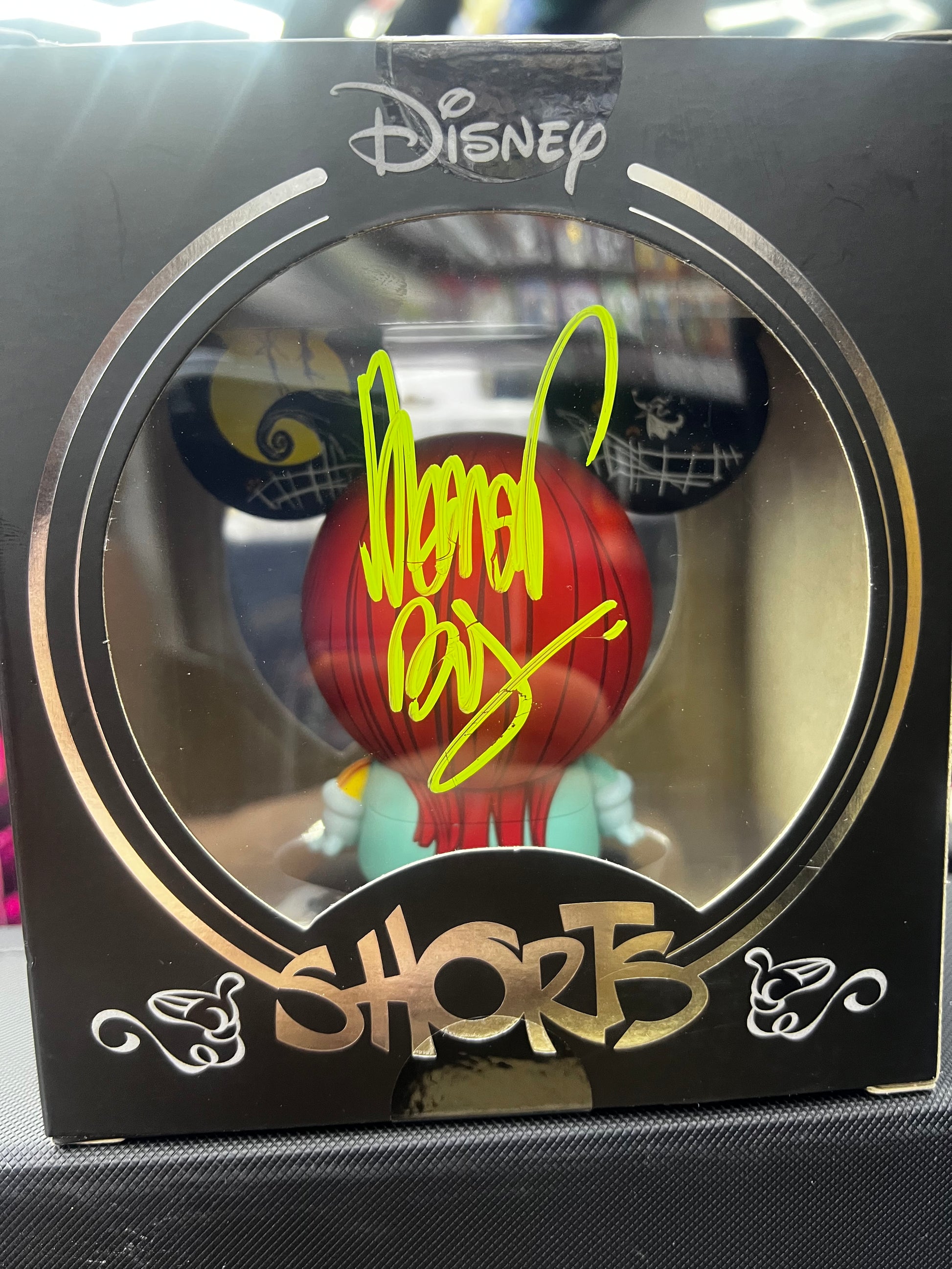 Disney Shorts Vinyl Sally Nightmare B fore Christmas Signed