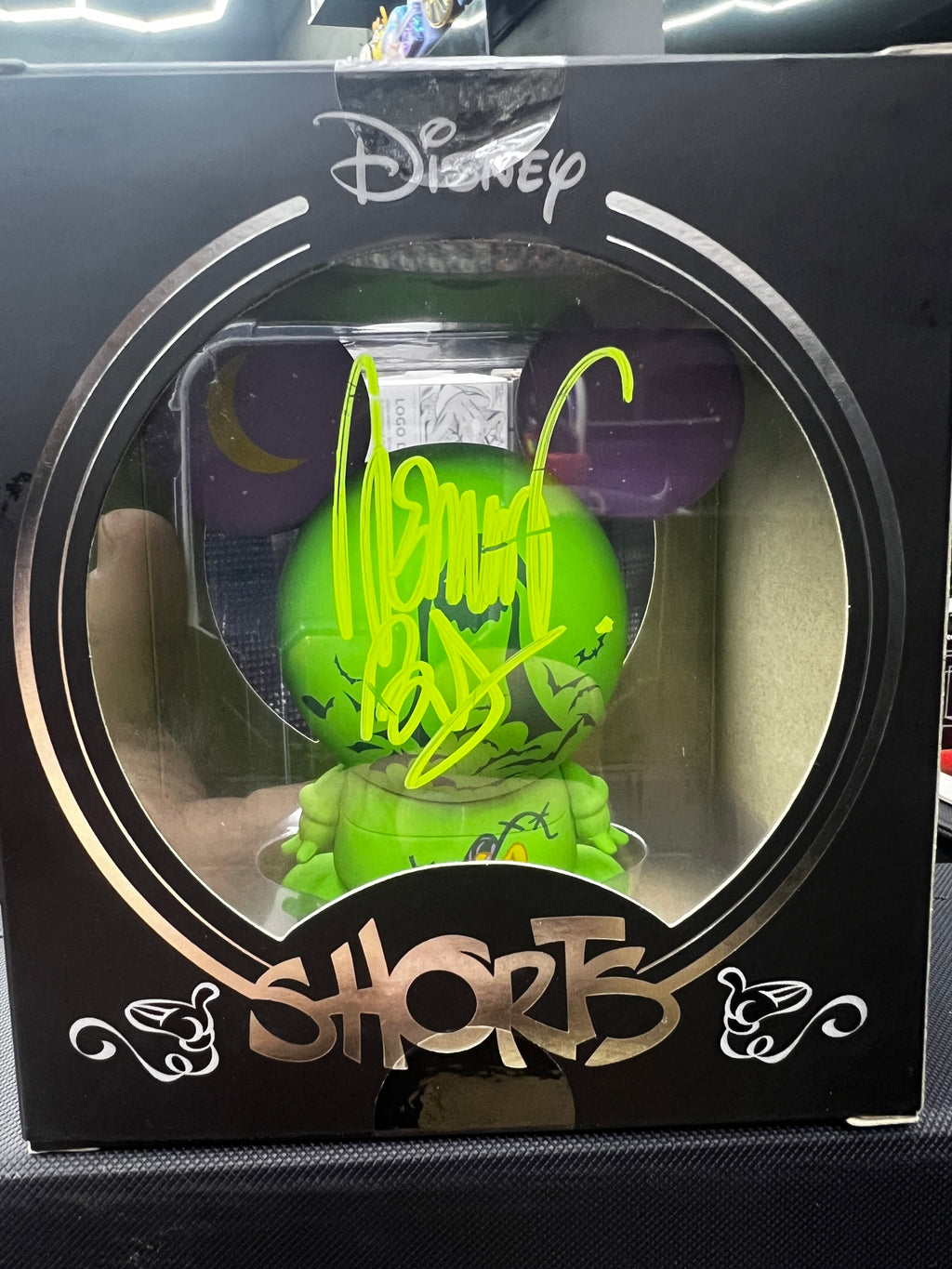 Disney Shorts Vinyl Oogie Boogie Nightmare B fore Christmas Signed