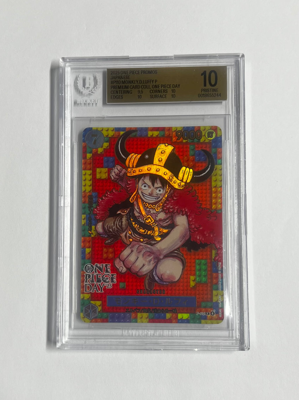 2025 One Piece Card Game Promos Japanese BGS 10.0