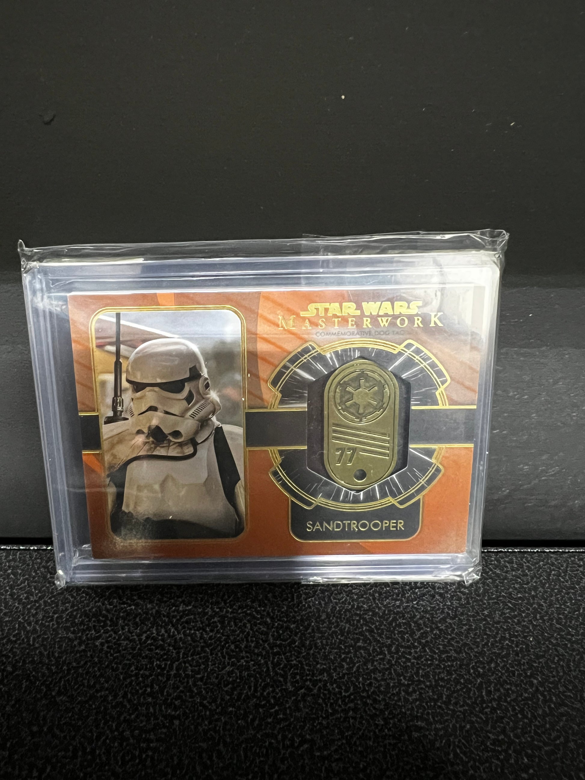 Topps Star Wars Sandtrooper Commemorative Dog Tag Medallion Card #02/10