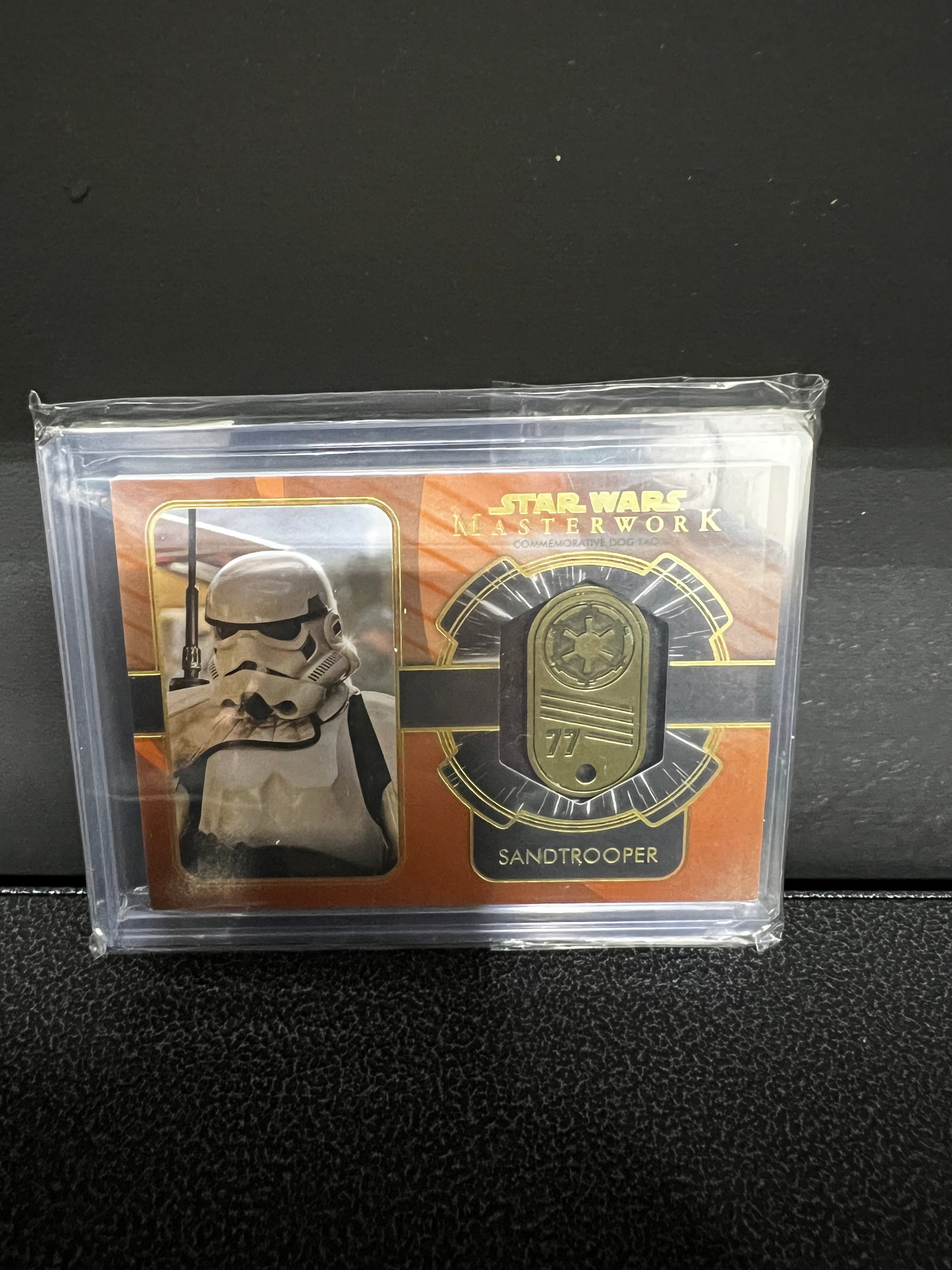 Topps Star Wars Sandtrooper Commemorative Dog Tag Medallion Card #02/10