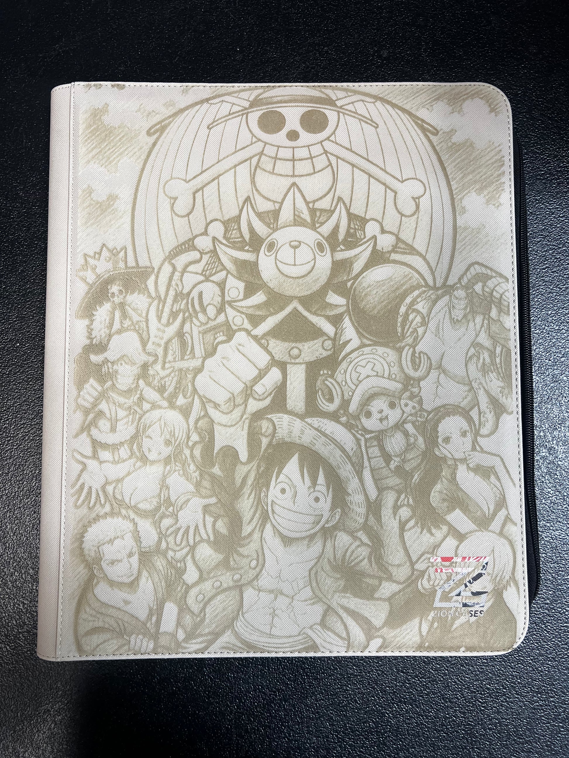 One Piece Straw Hat Crew Custom 9 Pocket Zion Cases Top Loader Binder (Holds 252 Cards)