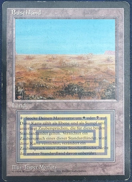 Scrubland - German - Foreign Black Border - MP