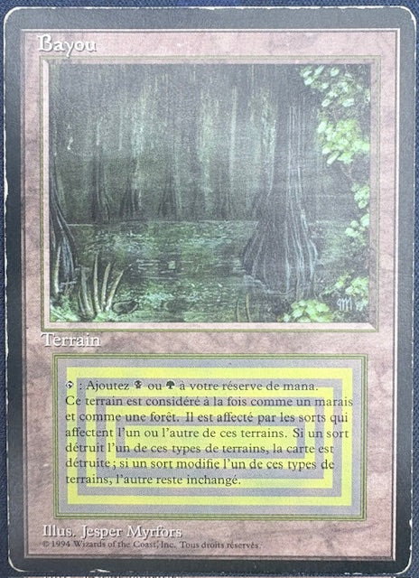 Bayou - French - Foreign Black Border - HP