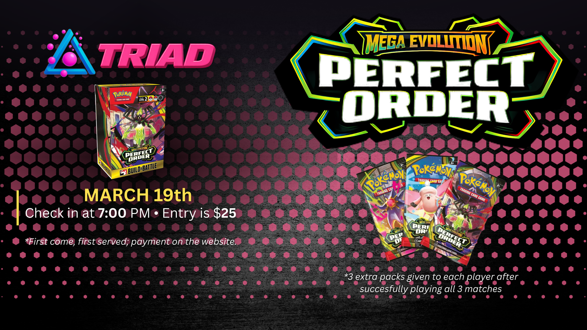 Pokémon TCG: Perfect Order Prerelease Tournament