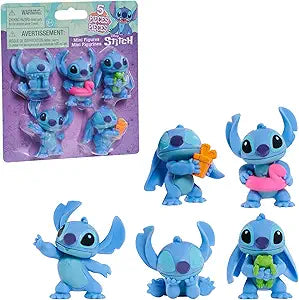 Just Play - STITCH 5-PACK Mini Figures