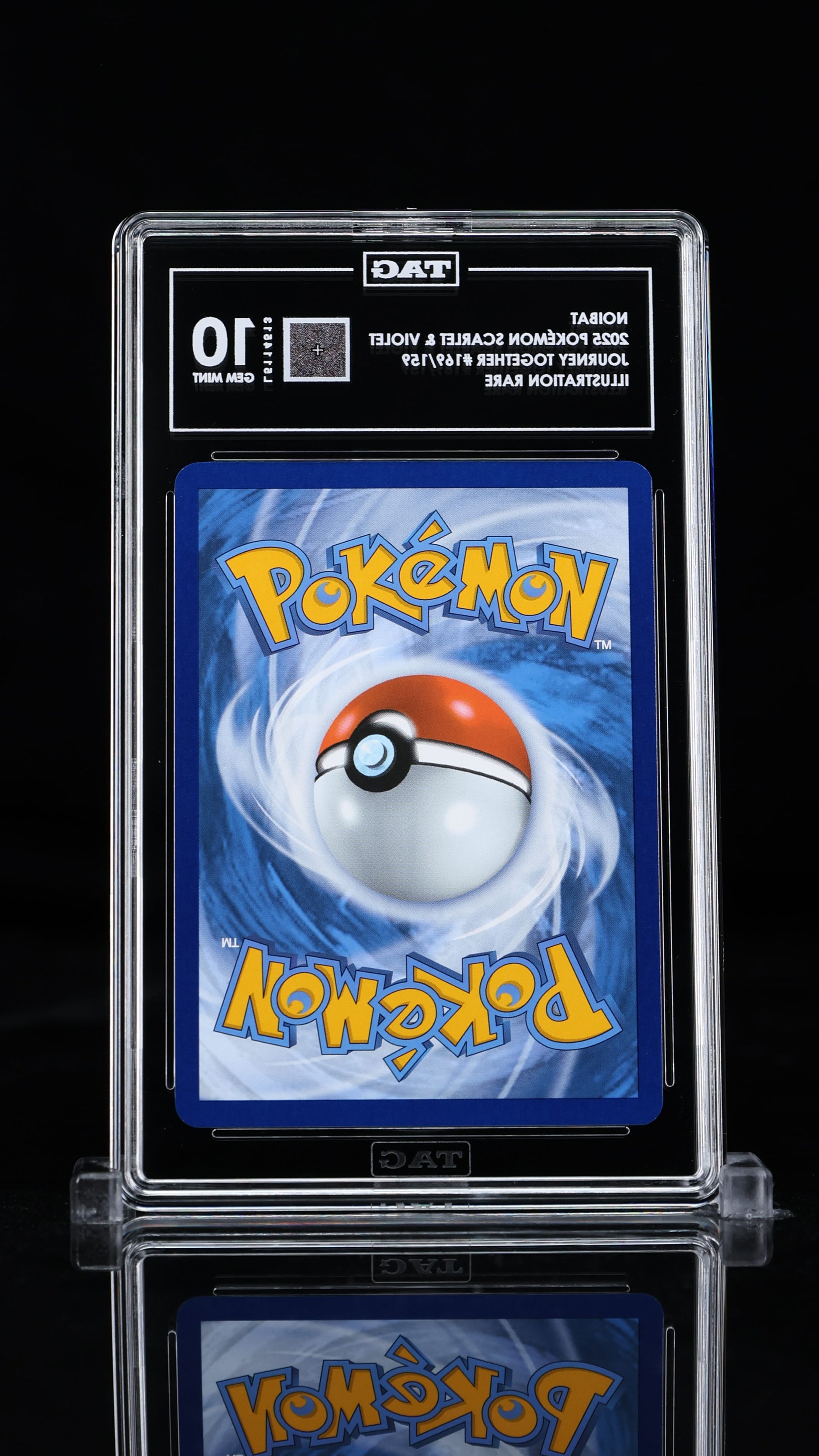 Noibat Illustration Rare 2025 Pokémon Scarlet & Violet TAG 10 GEM MINT