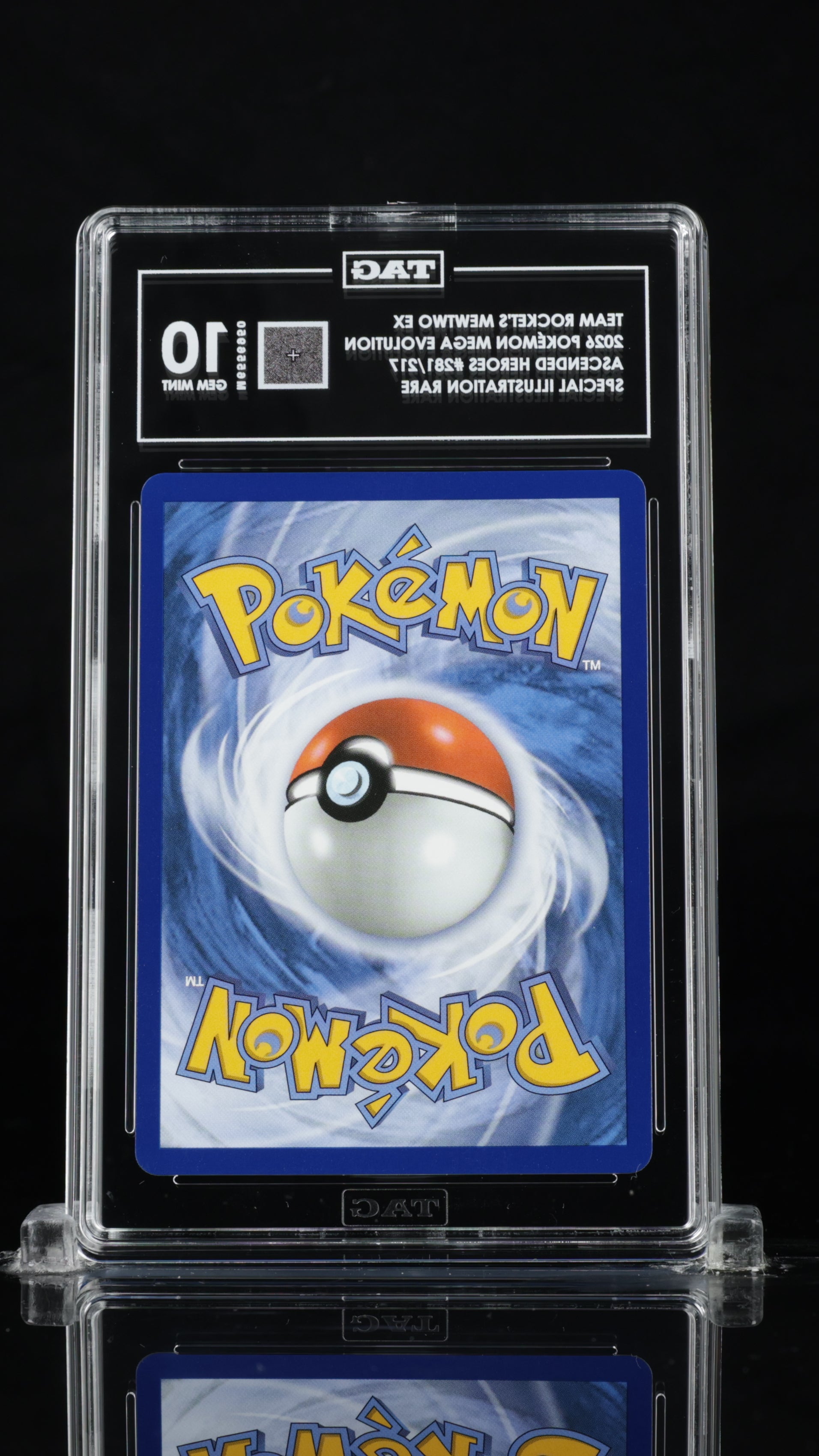 Team Rocket's Mewtwo ex Special Illustration Rare 2026 Pokémon Mega Evolution TAG 10 GEM MINT