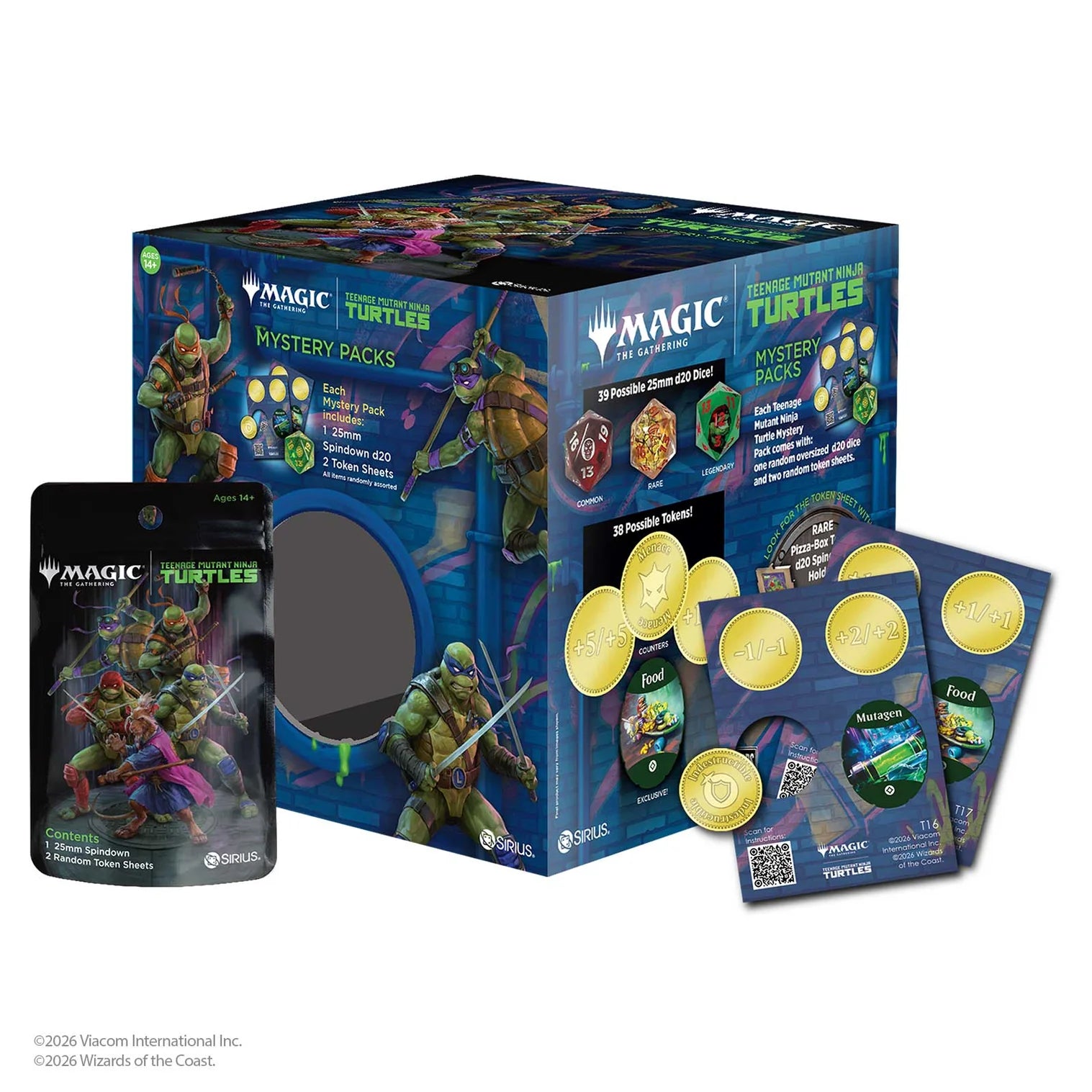 Sirius Dice - Magic: The Gathering Teenage Mutant Ninja Turtles Treasure Packs PDQ