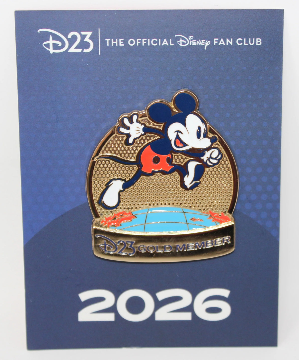 Mickey Mouse 2026 D23 Gold Member Disney Pin