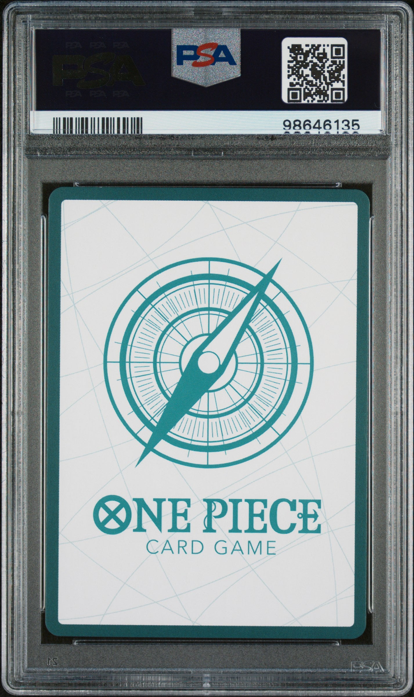 Don!! Card Katakuri-Gold One Piece JP Prb01-Premium Booster -One Piece Card PSA 10 (Back)