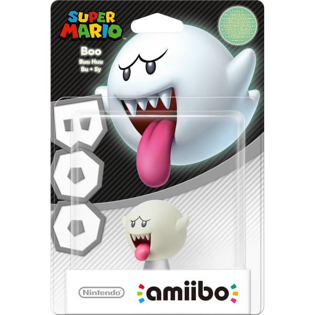 Nintendo Boo Amiibo for Super Mario Series Video Game Accessories, Multicolor
